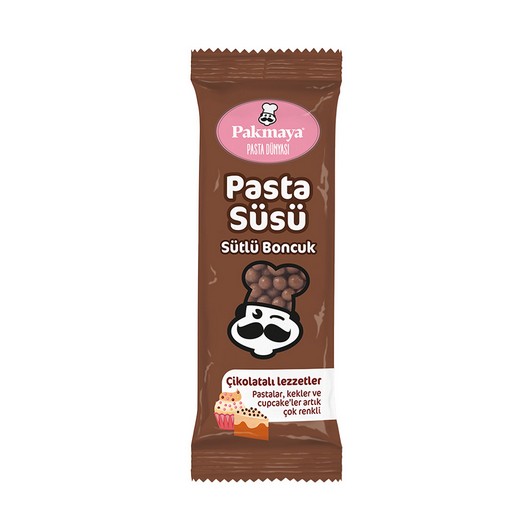 Pakmaya Pasta Süsü Sütlü Boncuk 15 gr