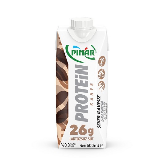 Pınar Laktozsuz Proteinli Kahveli Süt 500 ml