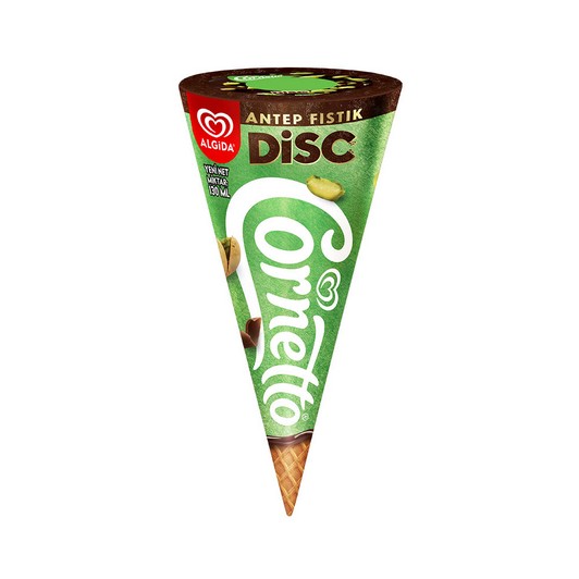 Algida Cornetto Disc A.Fıstık -Çikolata 130  ml
