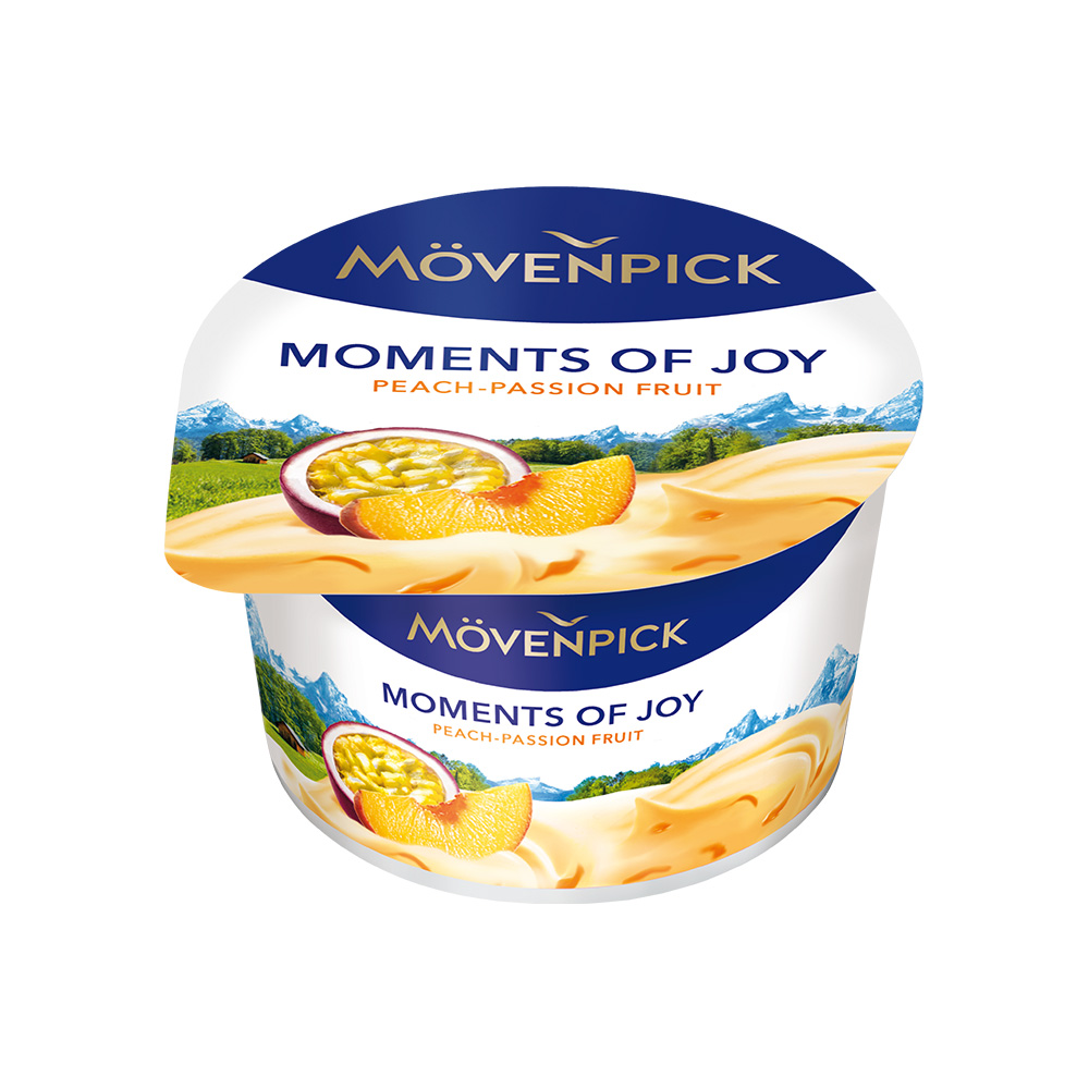 İthal Movenpick Şeftali-Passion Meyveli Yoğurt 100 gr
