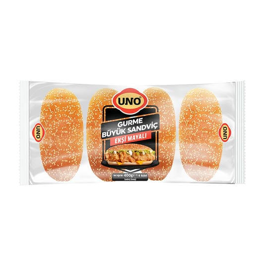 Uno Gurme Susamlı Sandvic Ekmeği 400 gr