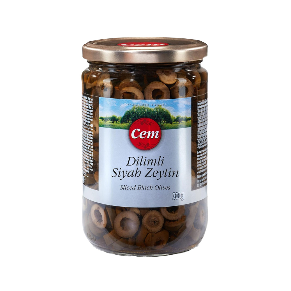 Cem Siyah Dilimli Zeytin 300 gr