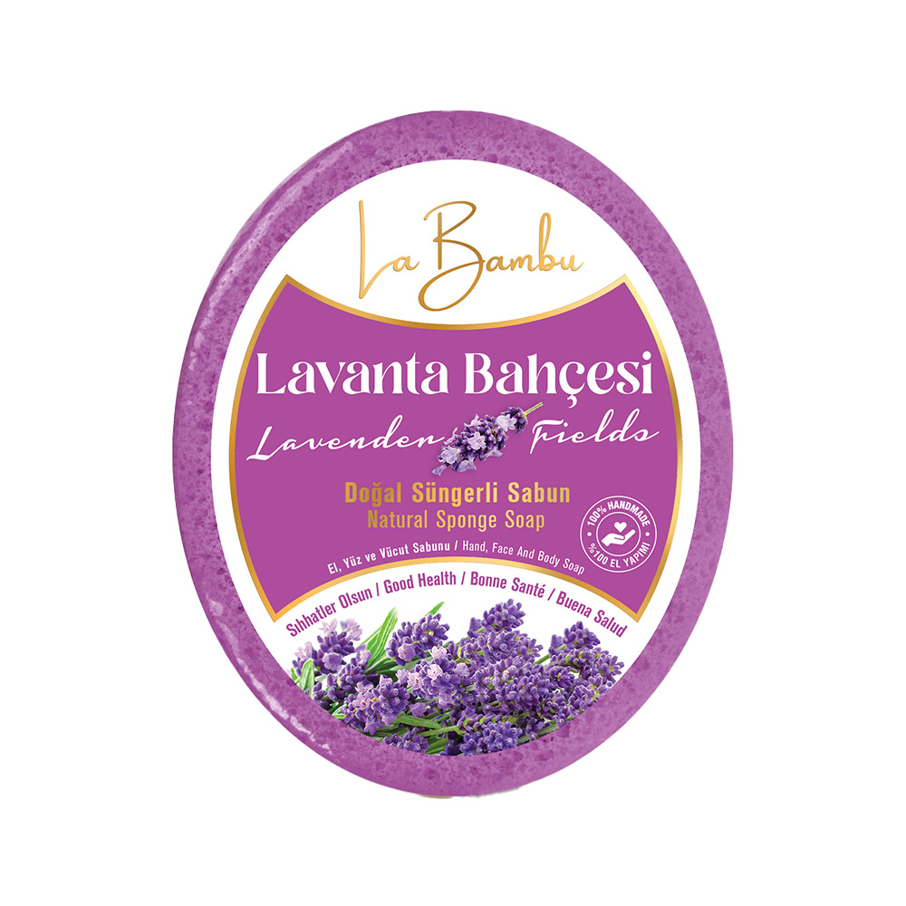 La Bambu Süngerli Sabun 125 gr Lavanta