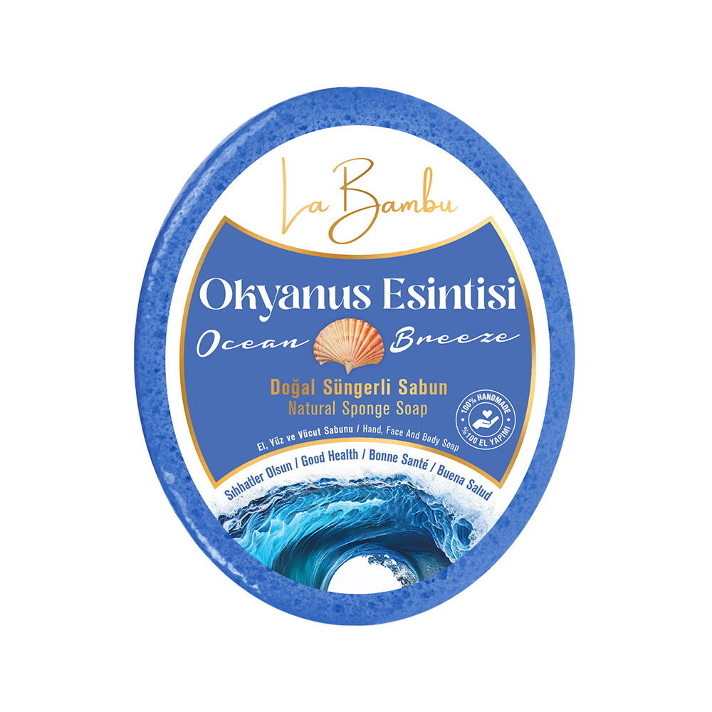 La Bambu Süngerli Sabun 125 gr Okyanus Esintisi