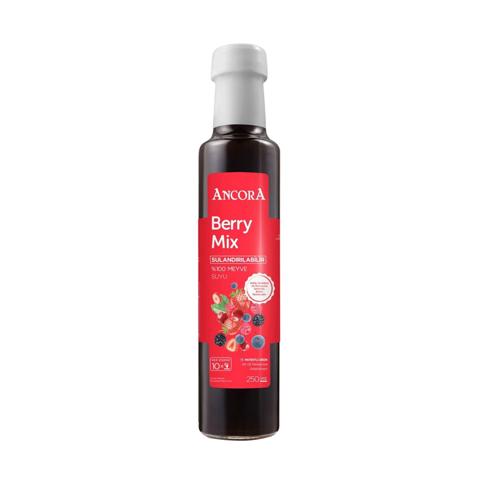 Ancora Berry Mix %100 Meyve Suyu 250 ml