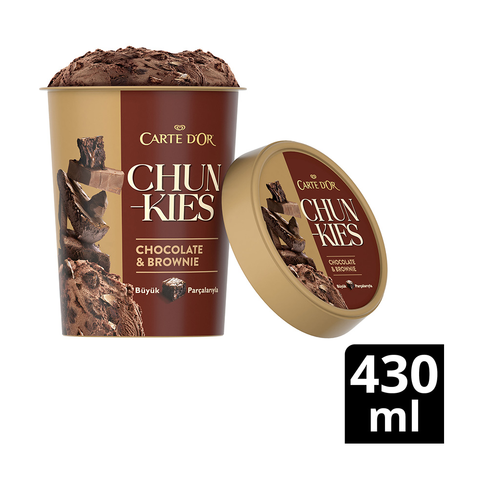 Algida Cartedor Chunkies Brownie 430 ml