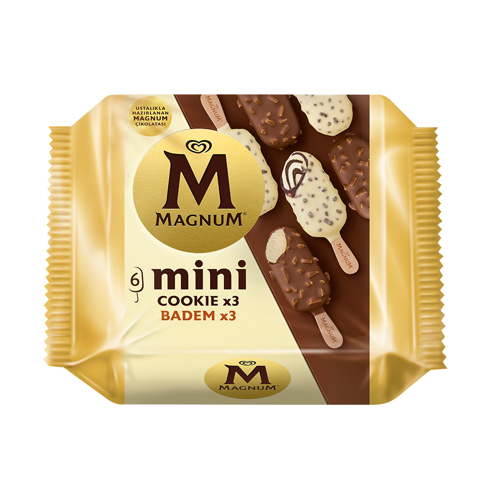 Algida Magnum Mını Cookie&Badem 338 ml