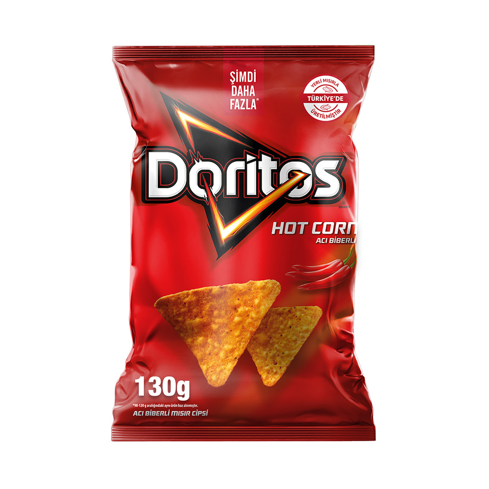 Doritos Hotcorn Acılı Süper Boy Cips 130 gr