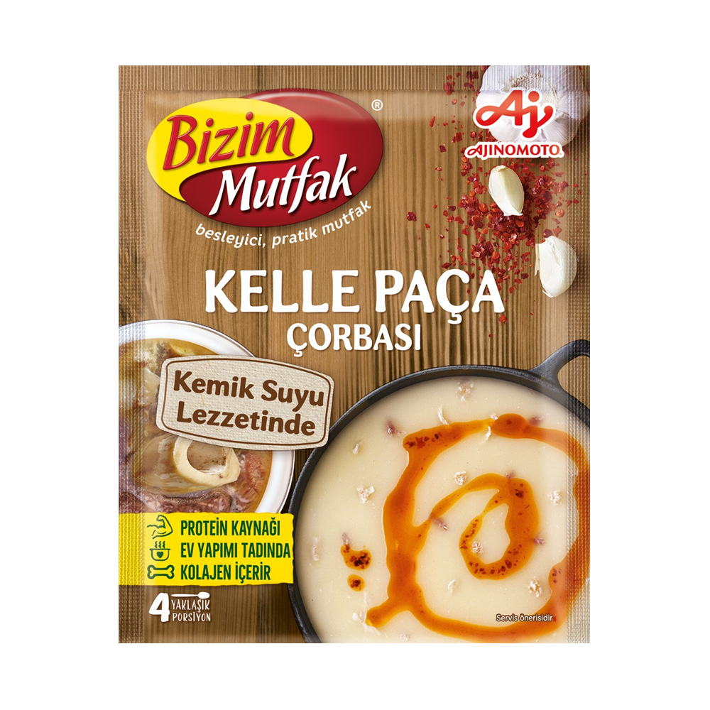 Bizim Kemik Sulu Kelle Paça Çorbası 65 gr