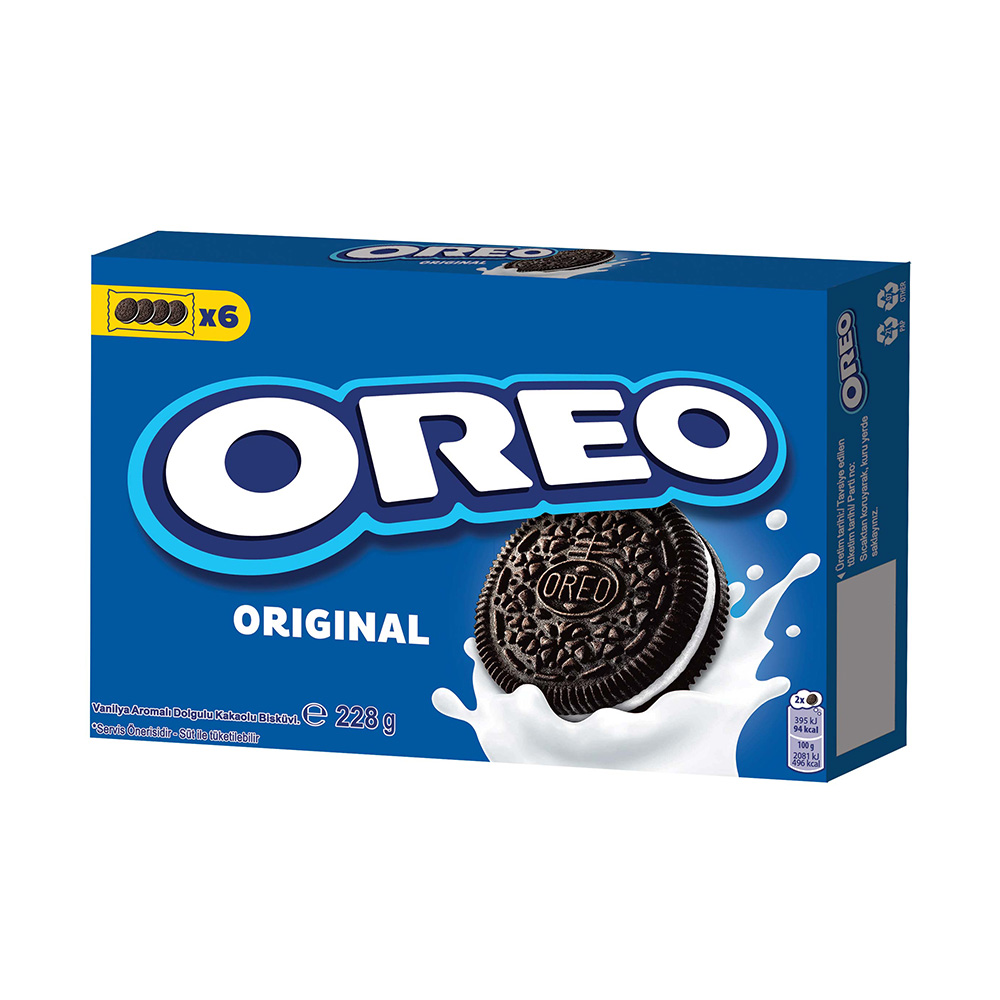 Oreo Vanilya Kremalı Bisküvi 228 gr