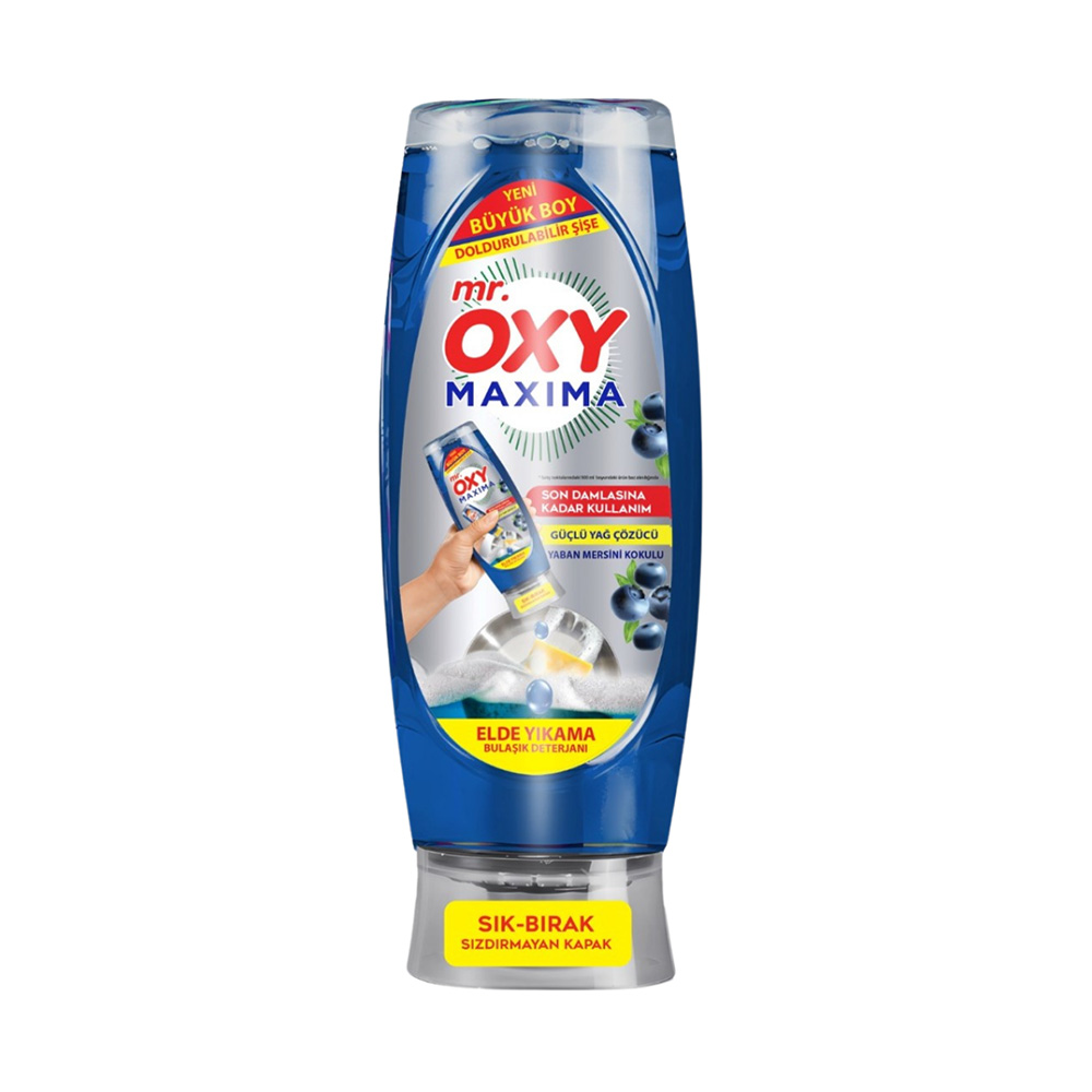 Mr.Oxy Bulaşık Deterjanı 650 ml Yaban Mersini Kokulu