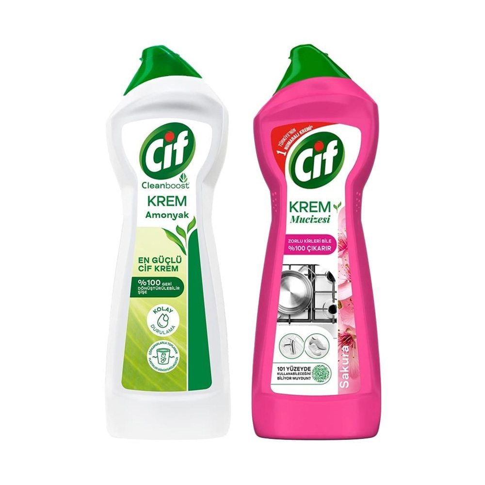 Cif Krem Sakura 750 ml+750 ml Amonyak
