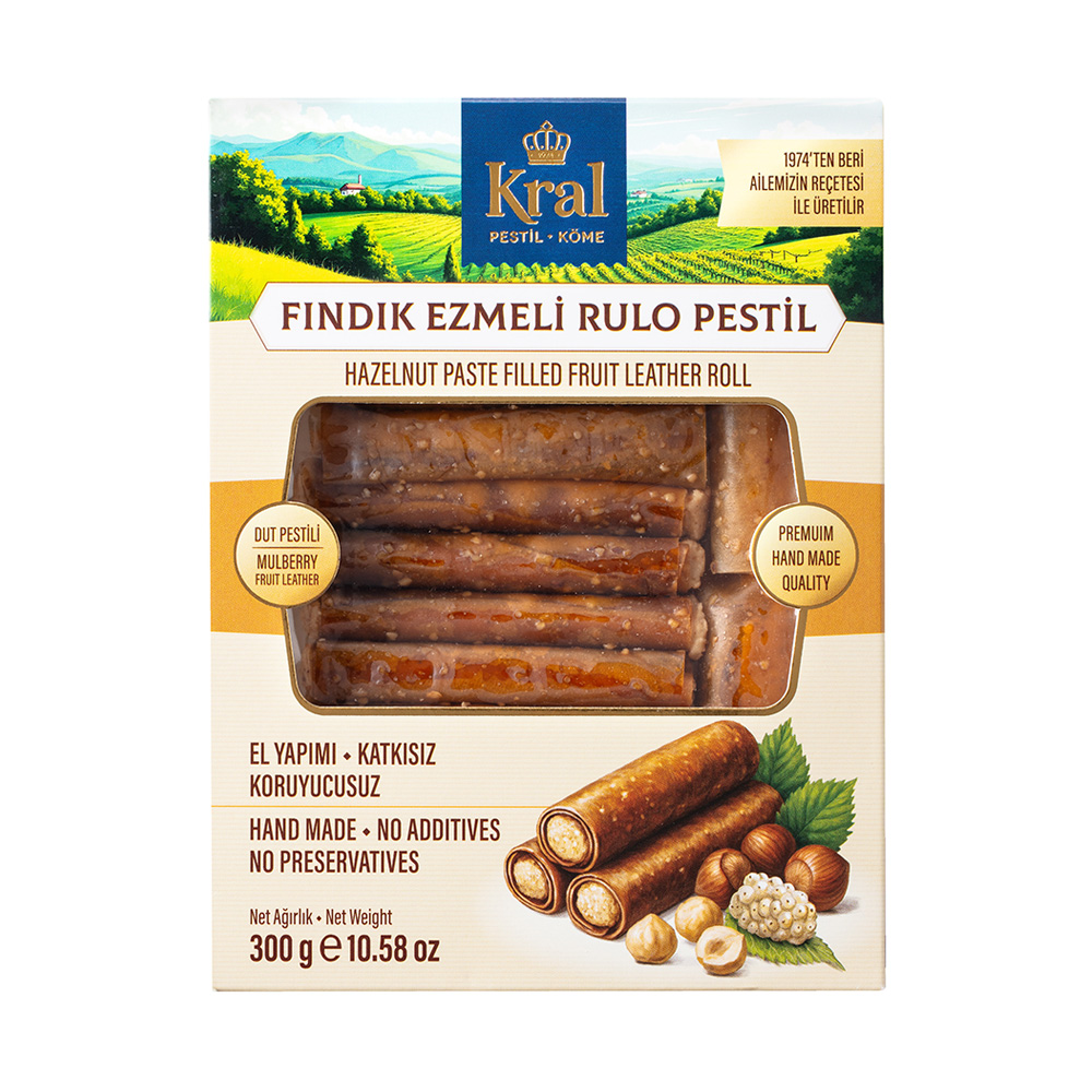 Kral Fındık Ezmeli Rulo Pestil 300 gr