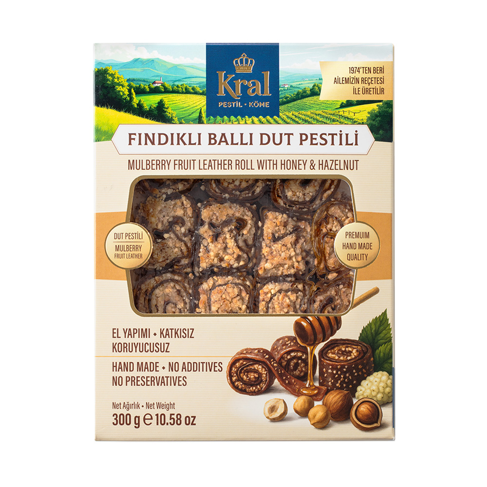 Kral Fındıklı Ballı Dut Pestili 300 gr