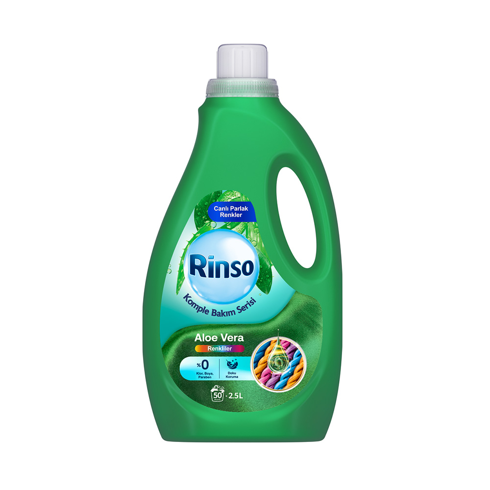 Rinso Aloe Vera Renkliler 50 Yıkama 2500 ml