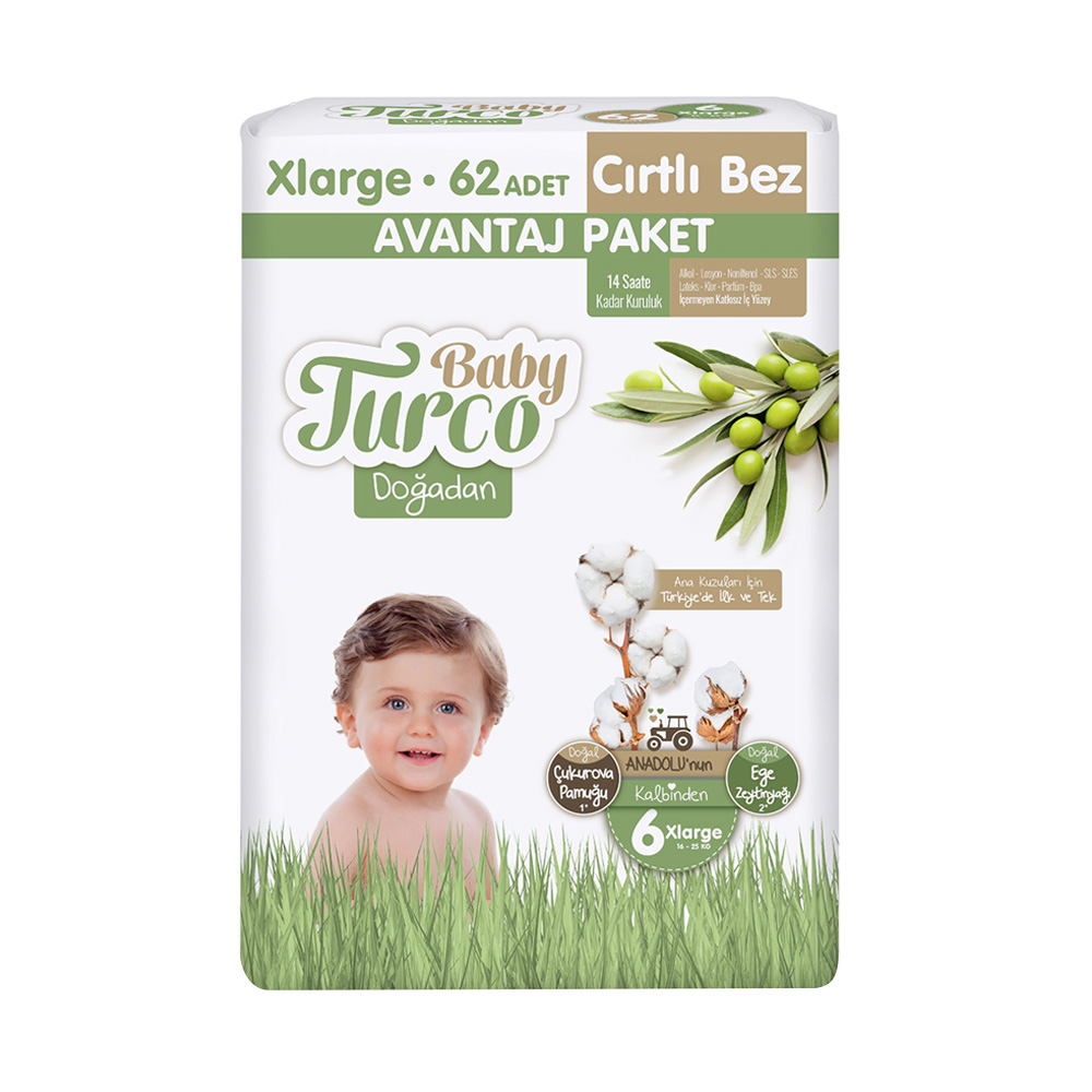 Baby Turco Doğadan Avantaj XL 62'li