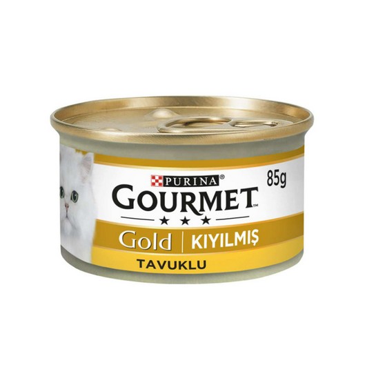 Purına Gourmet Gold Kıyılmış Tavuk Etli Yaş Kedi Maması 85 gr