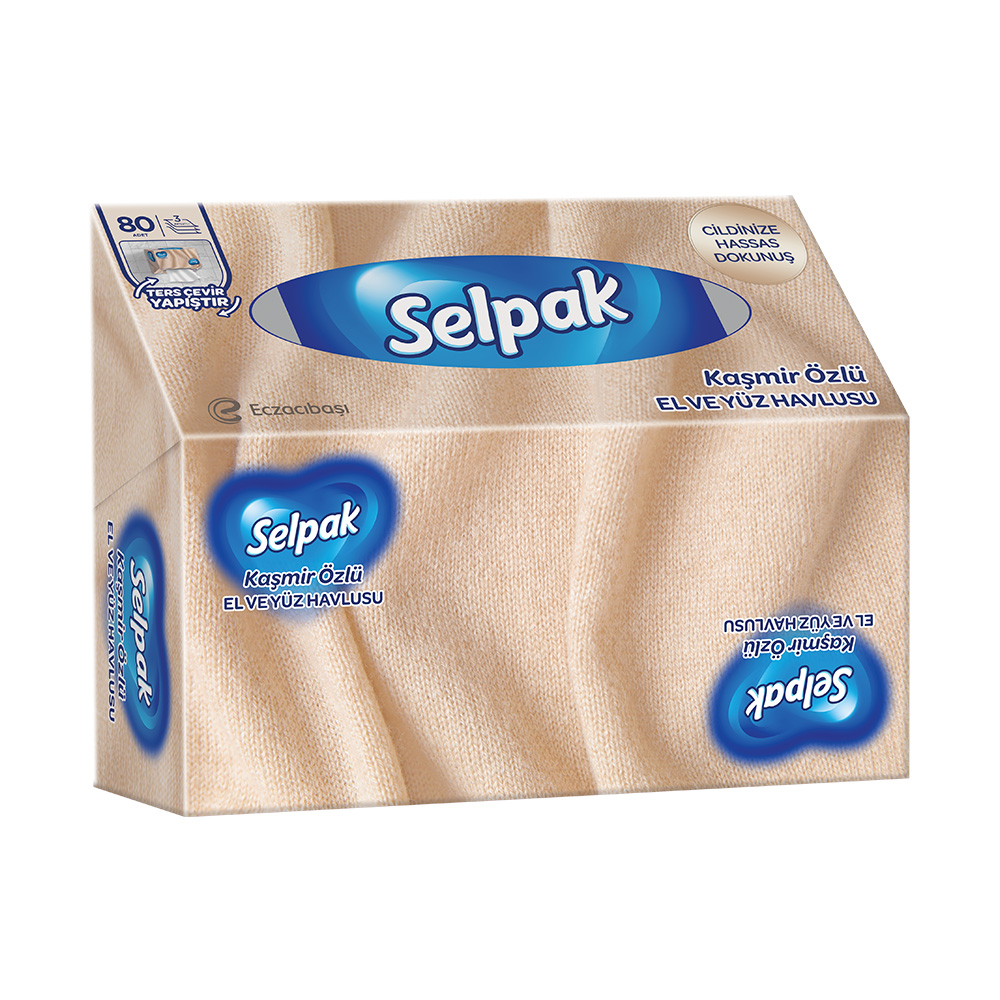 Selpak El ve Yüz Havlusu 80 Yaprak Kaşmir Özlü