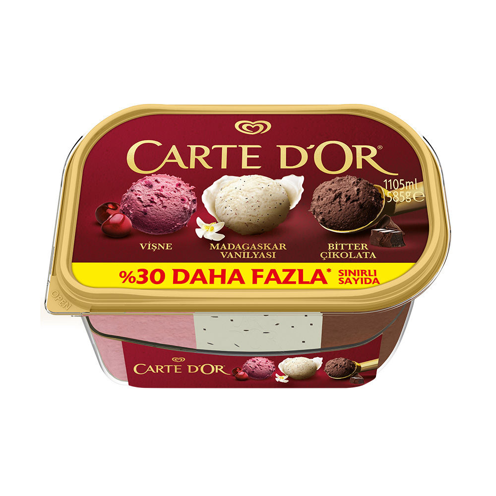 Algida Carte D'or Classic  Vişne Bitter Vanilyalı Dondurma 1105 Ml