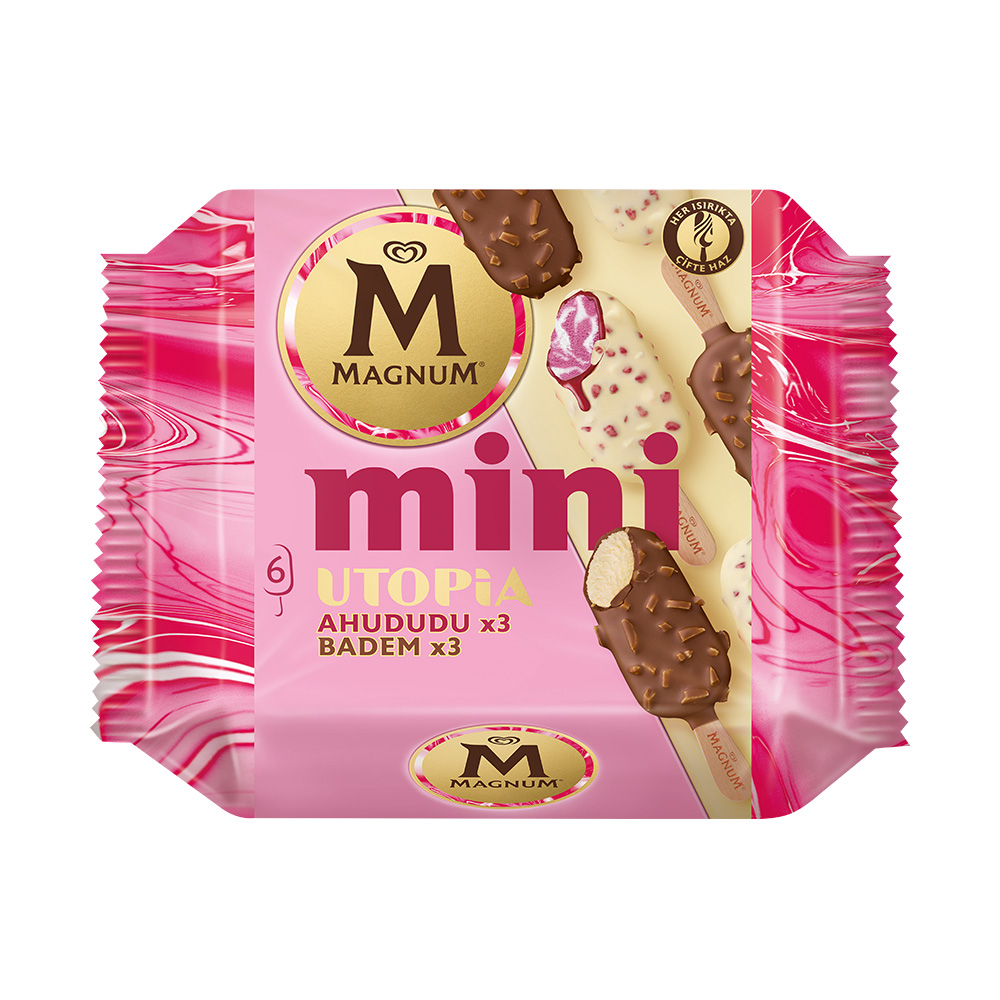 Algida Magnum Mini Double Ütopia Berry Badem 283 Ml