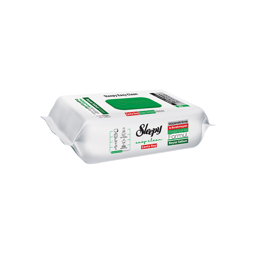 Sleepy Easy Clean Yüzey Temizlik Havlusu 20 li