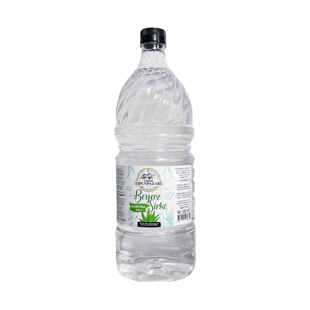 Tarihi Odun Pazarı Aloe Veralı Beyaz Sirke 2 lt