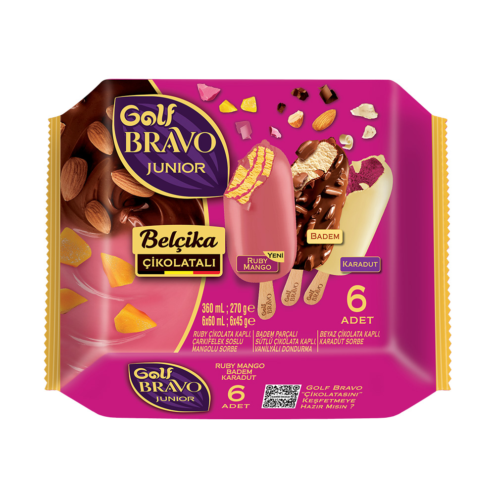 Golf Bravo Junior Mp Karadut Badem Mango 360 Ml