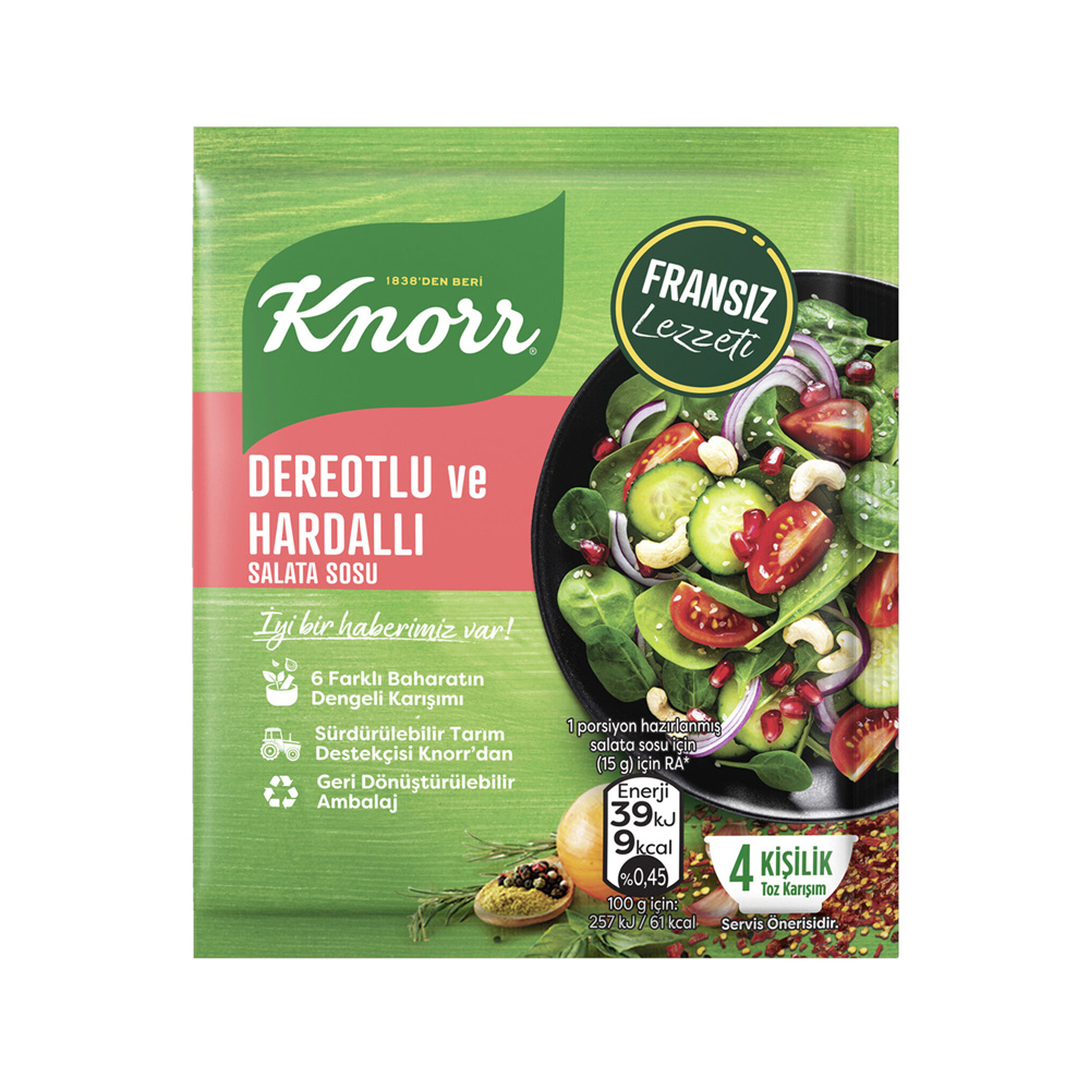 Knorr Salata Sosu Dereotu & Hardal 40 gr