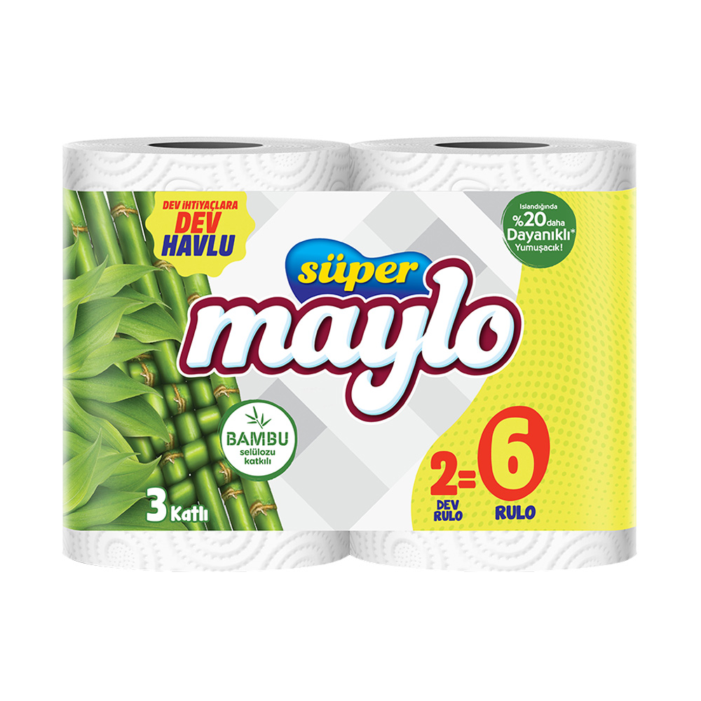 Maylo Dev Havlu 2=6 Bambu