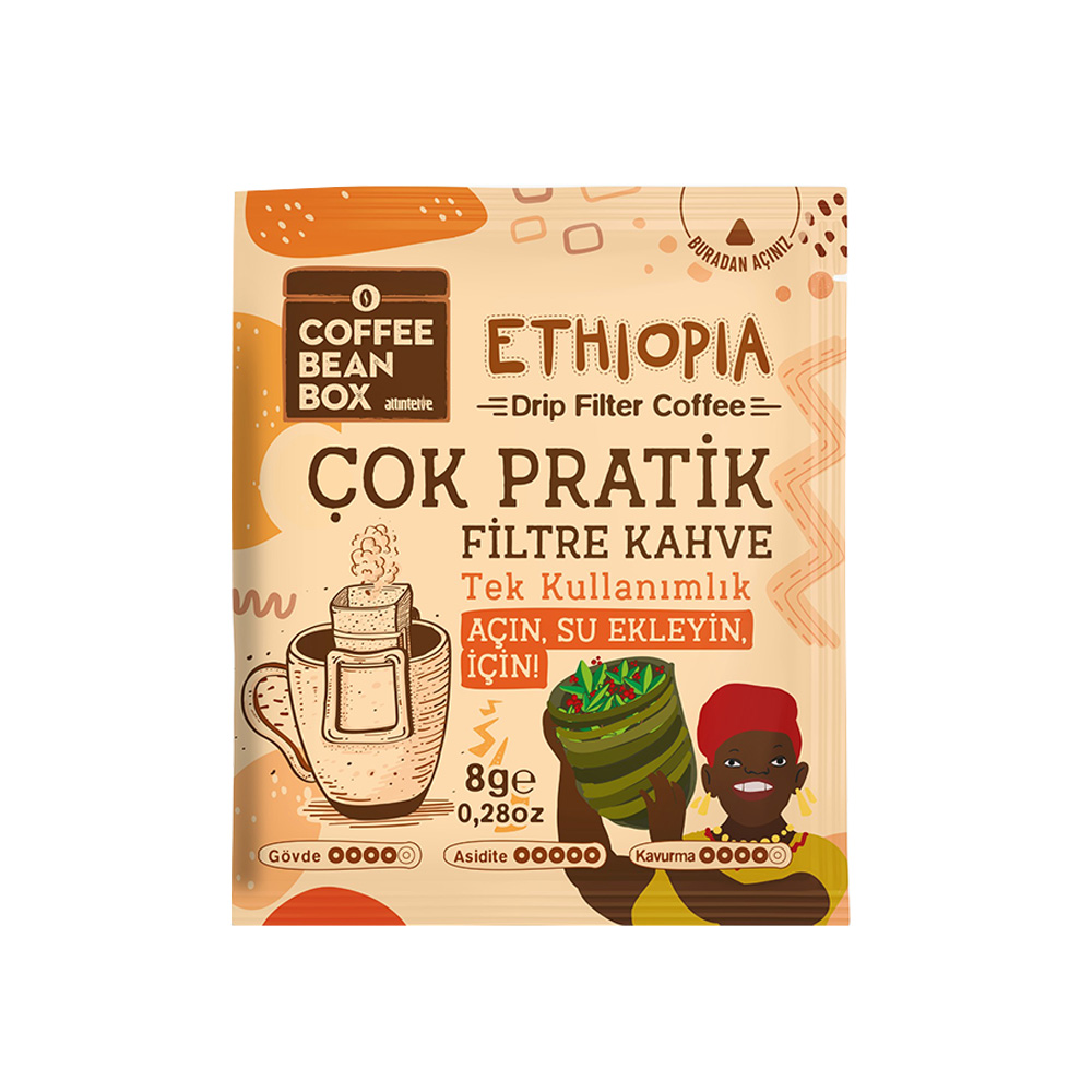 Coffee Bean Box Ethiopia Pratik Kahve 8 gr
