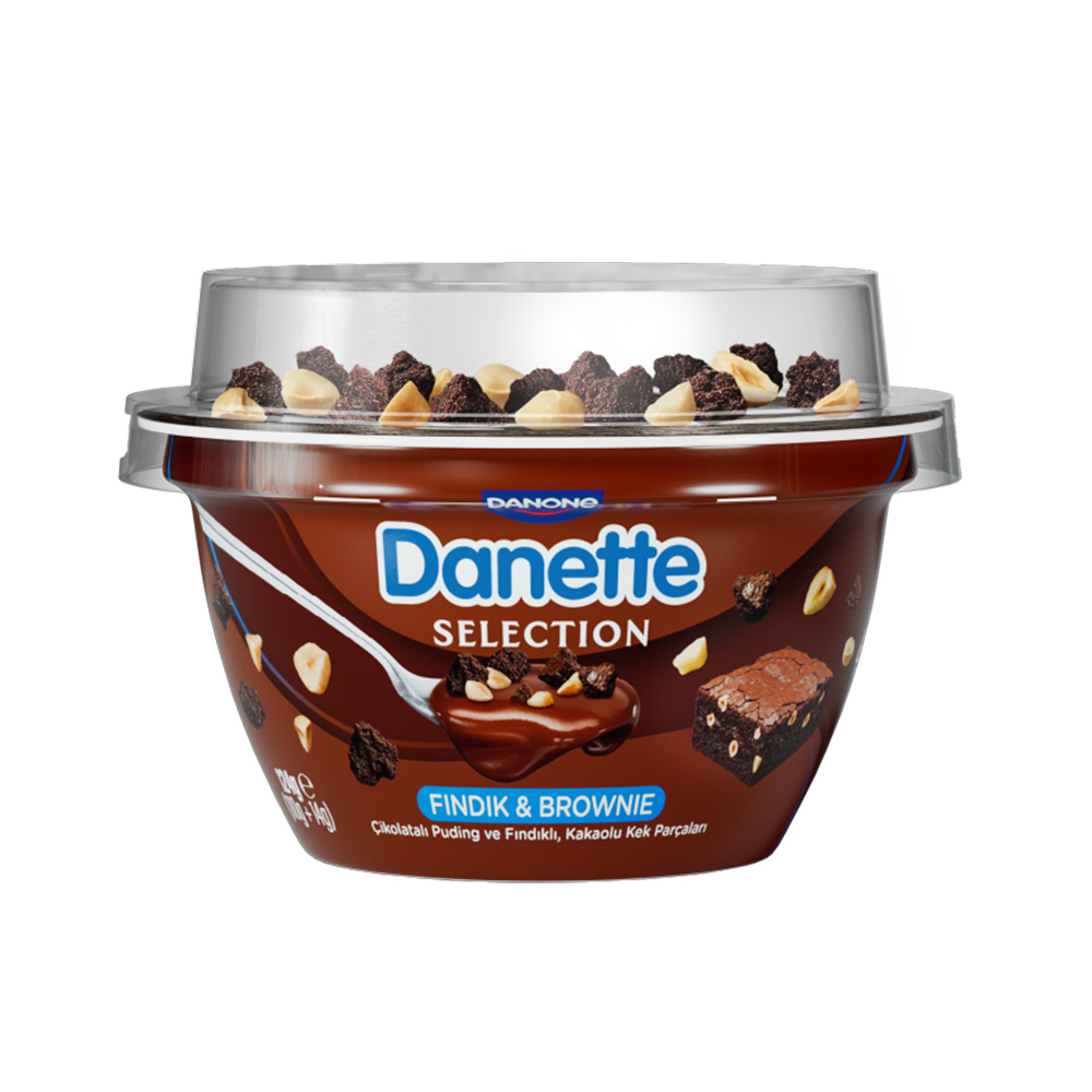 Danette Topper Selection Fındık-Brownie110 gr