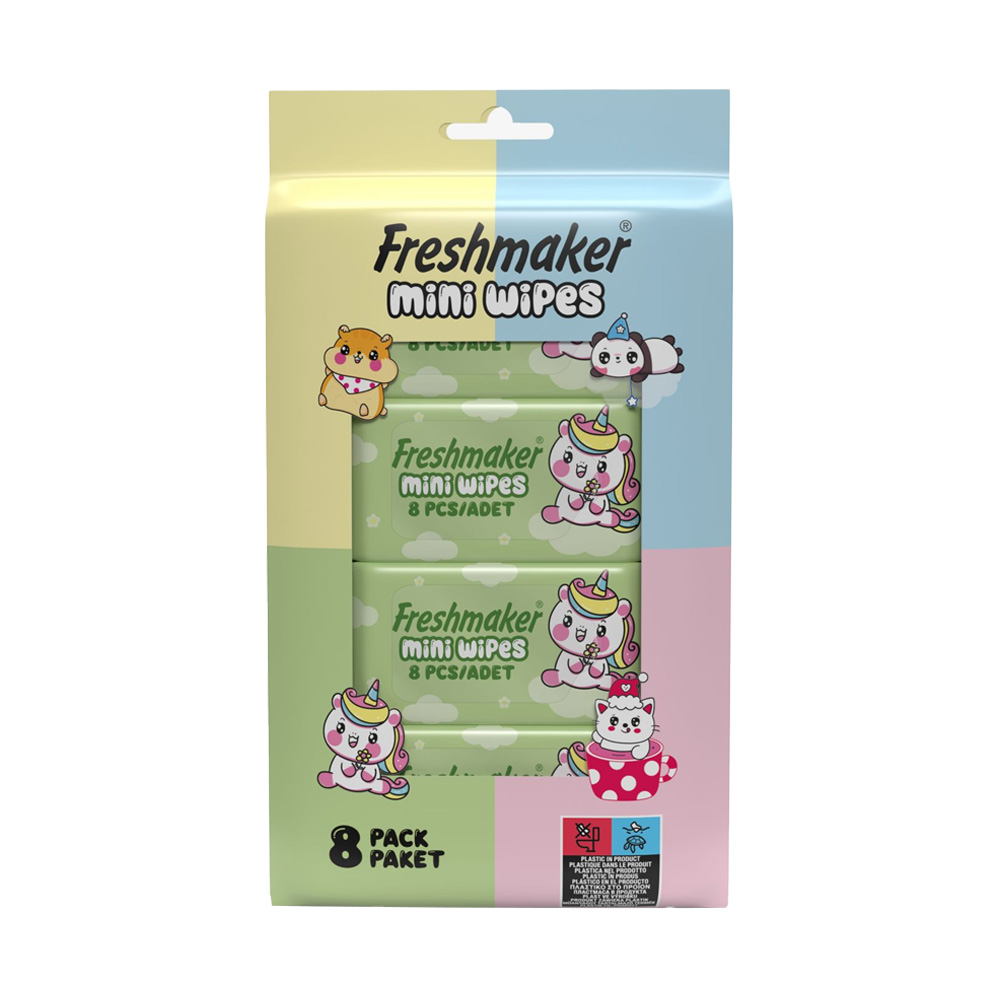 Freshmaker Islak Mendil 8 li Figürlü