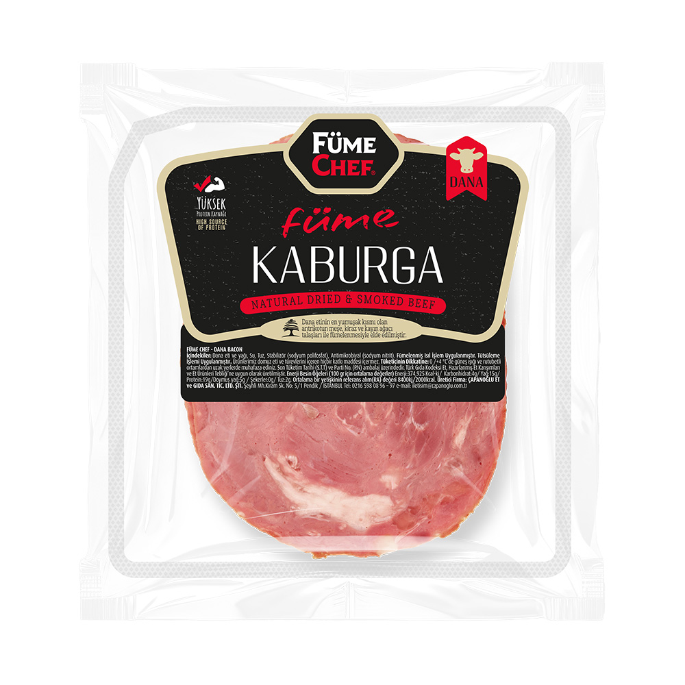 Fümechef Dilimli Füme Kaburga100gr