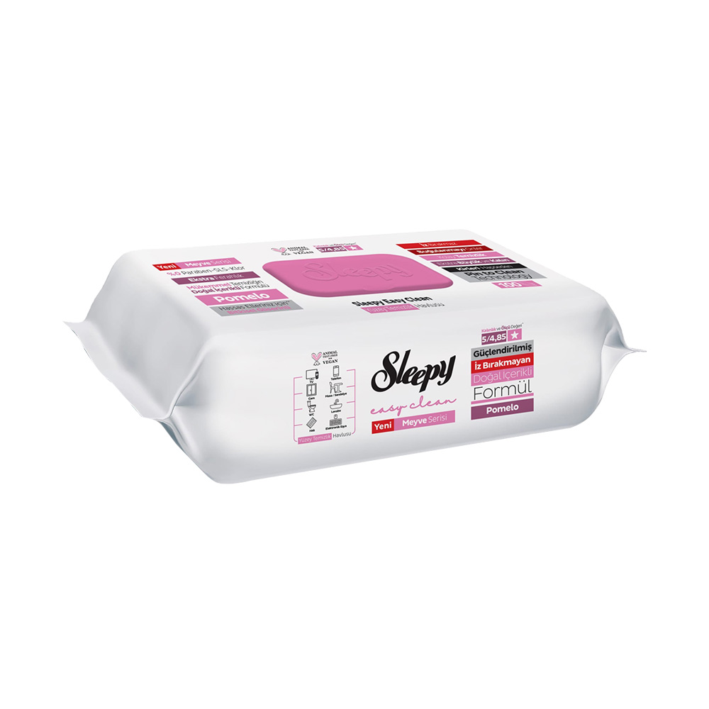 Sleepy Yüzey Temizlik Havlusu 100 lü Pomelo