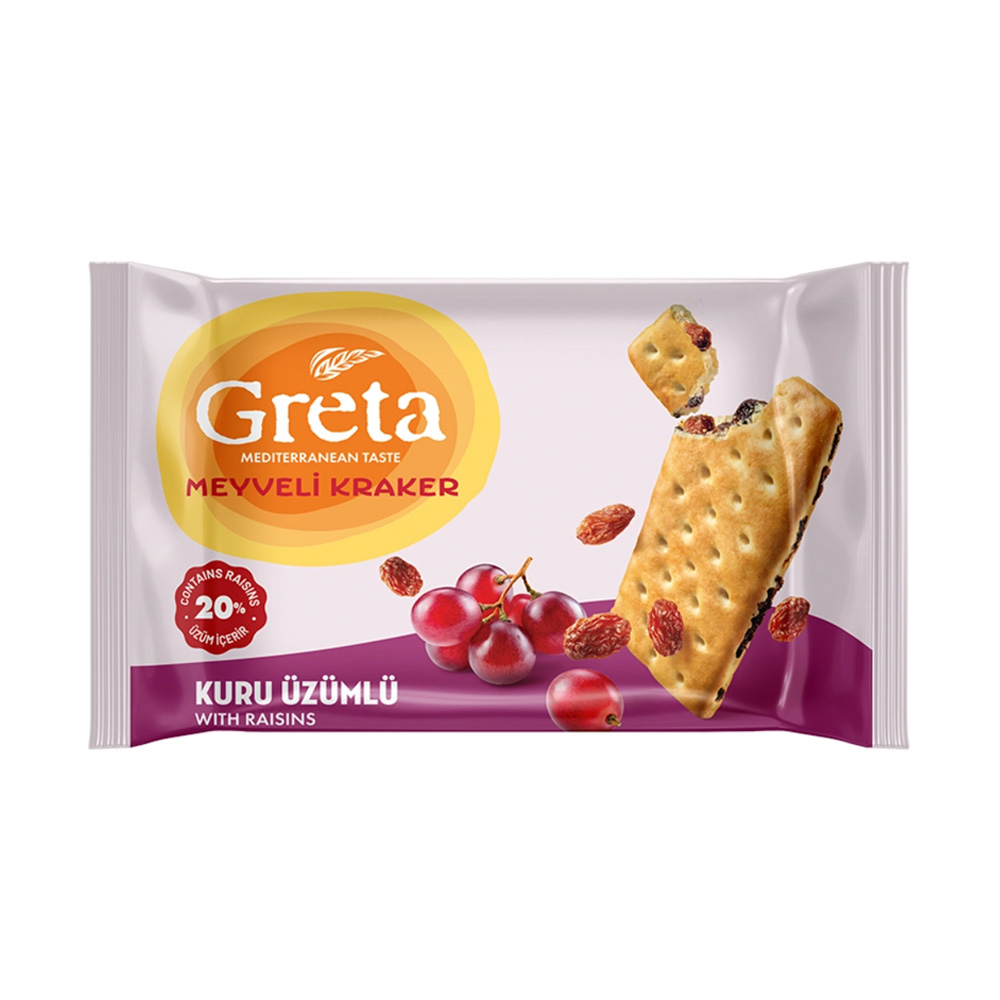 Şölen Greta Kuru zümlü Meyveli Kraker 150 gr