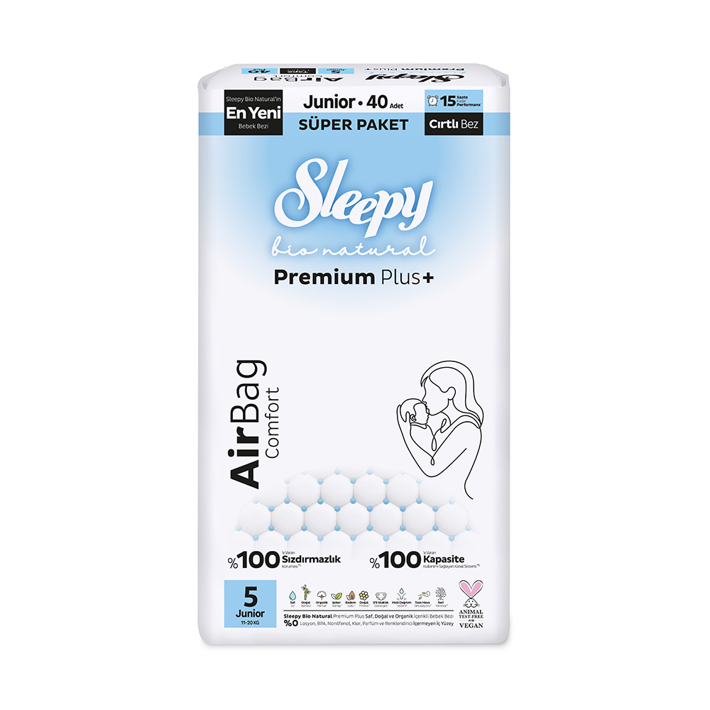Sleepy Bio Airbag Süper Junior 40 lı