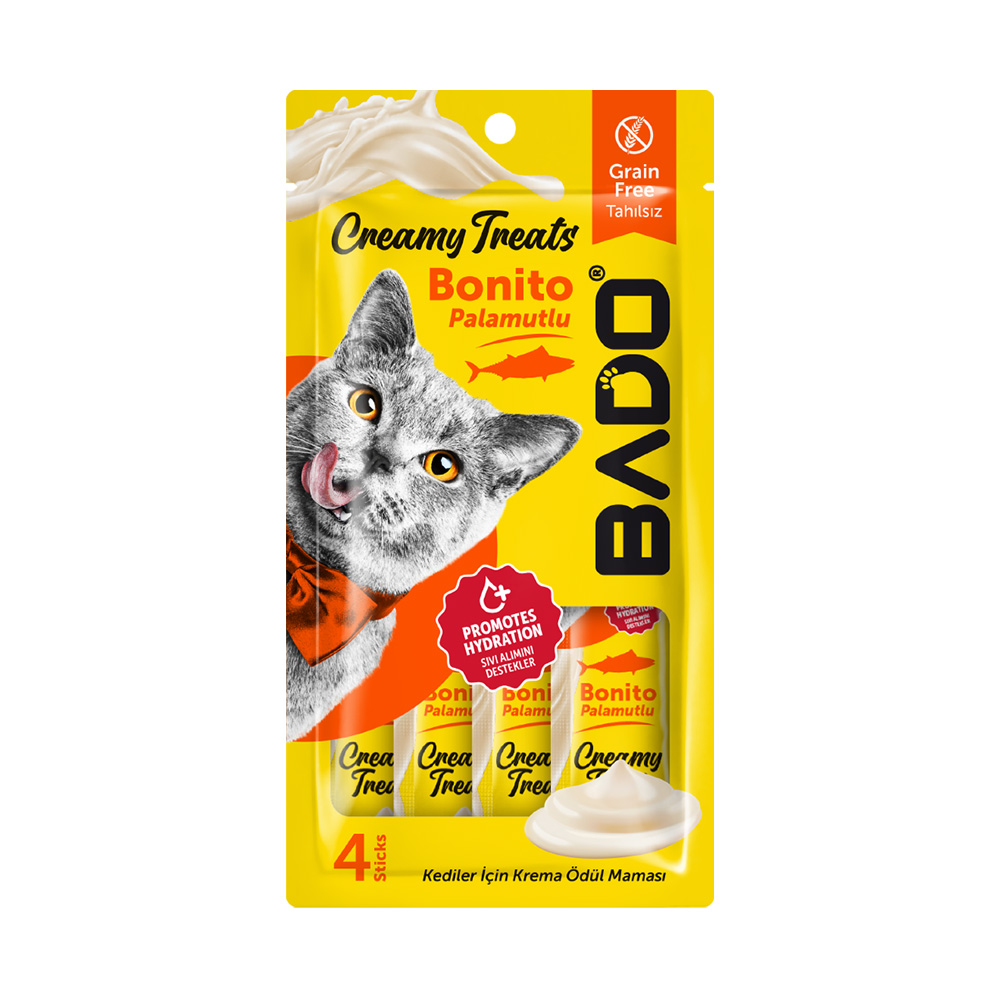 Bado Kedi Krema Palamutlu Ödül Maması 4x15gr