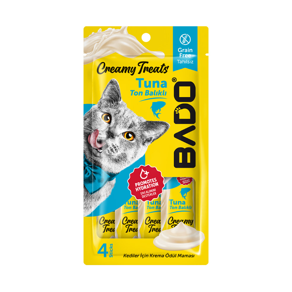 Bado Kedi Krema Ton Balıklı Ödül Maması 4x15gr