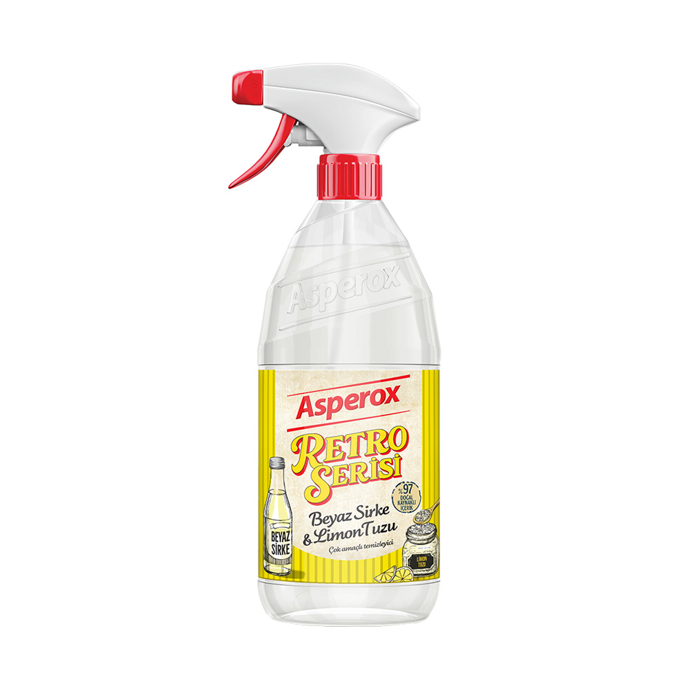 Asperox Retro Beyaz Sirke& Limon Tuzu 1 lt
