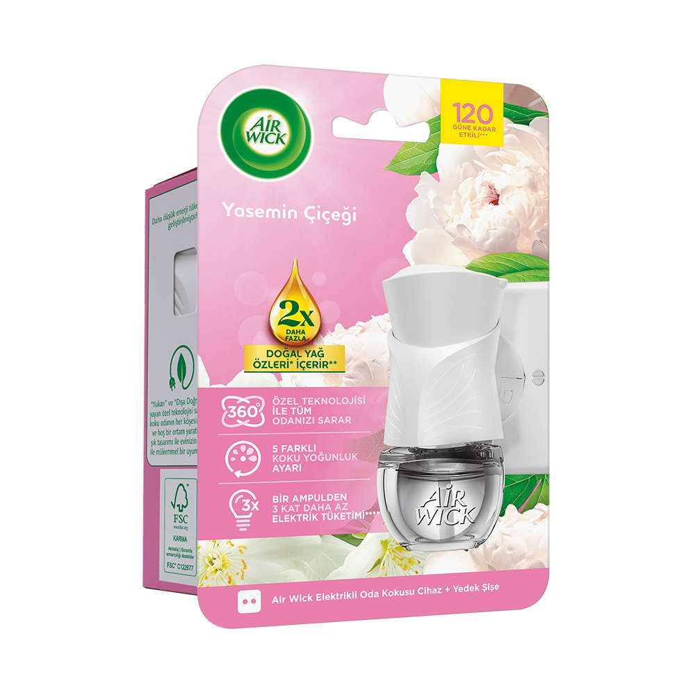 Air Wick Elektrikli Kit Yasemin Çiçeği 19 ml