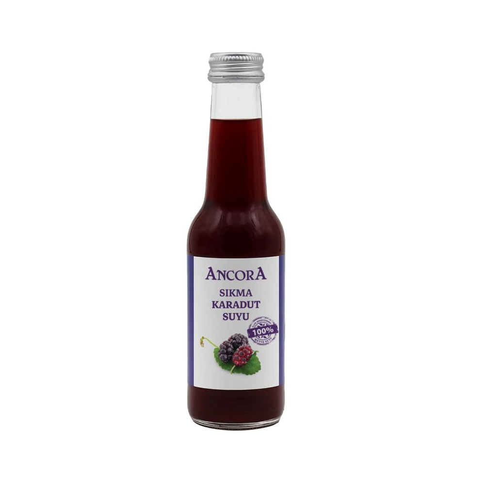 Ancora Sıkma Karadut %100 Meyve Suyu 250 ml