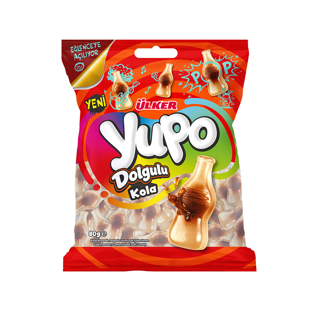 Ülker Yupo Jelly Dolgulu Kola 80 gr