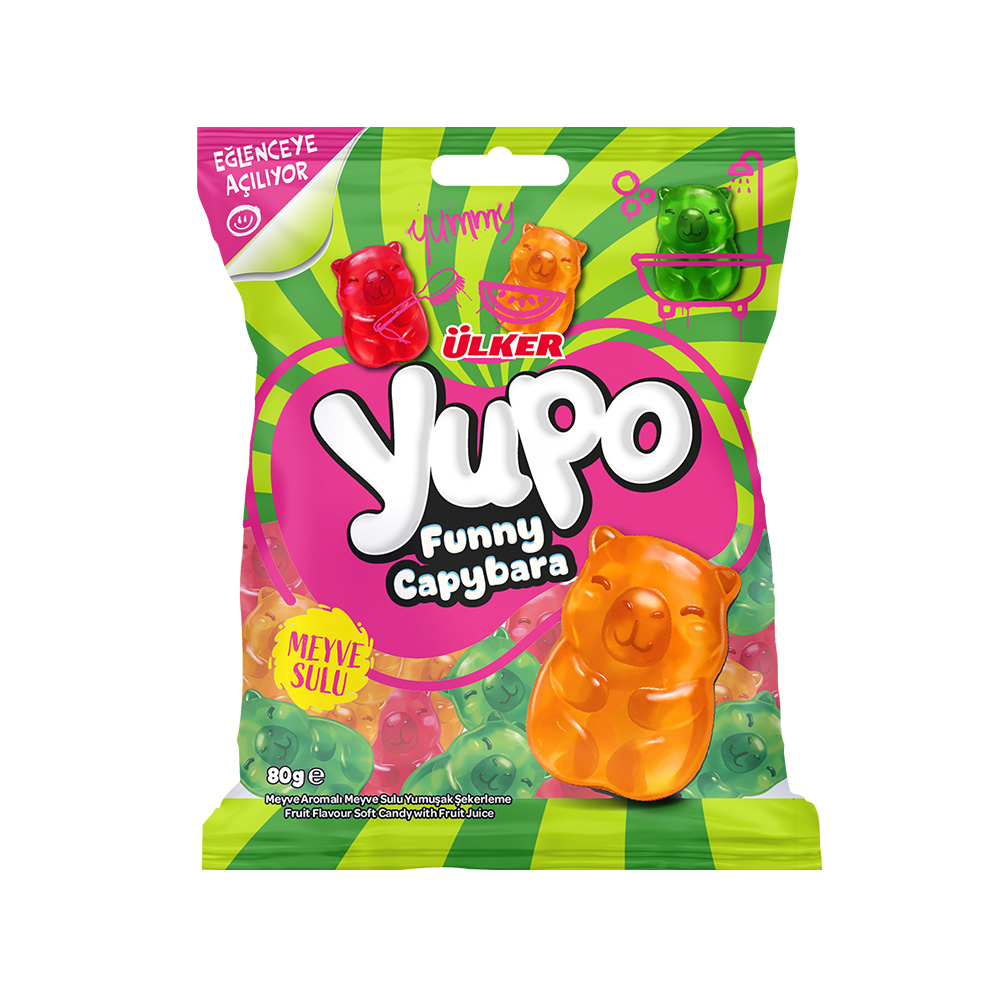 Ülker Yupo Jelly Funny Capybara 80 gr