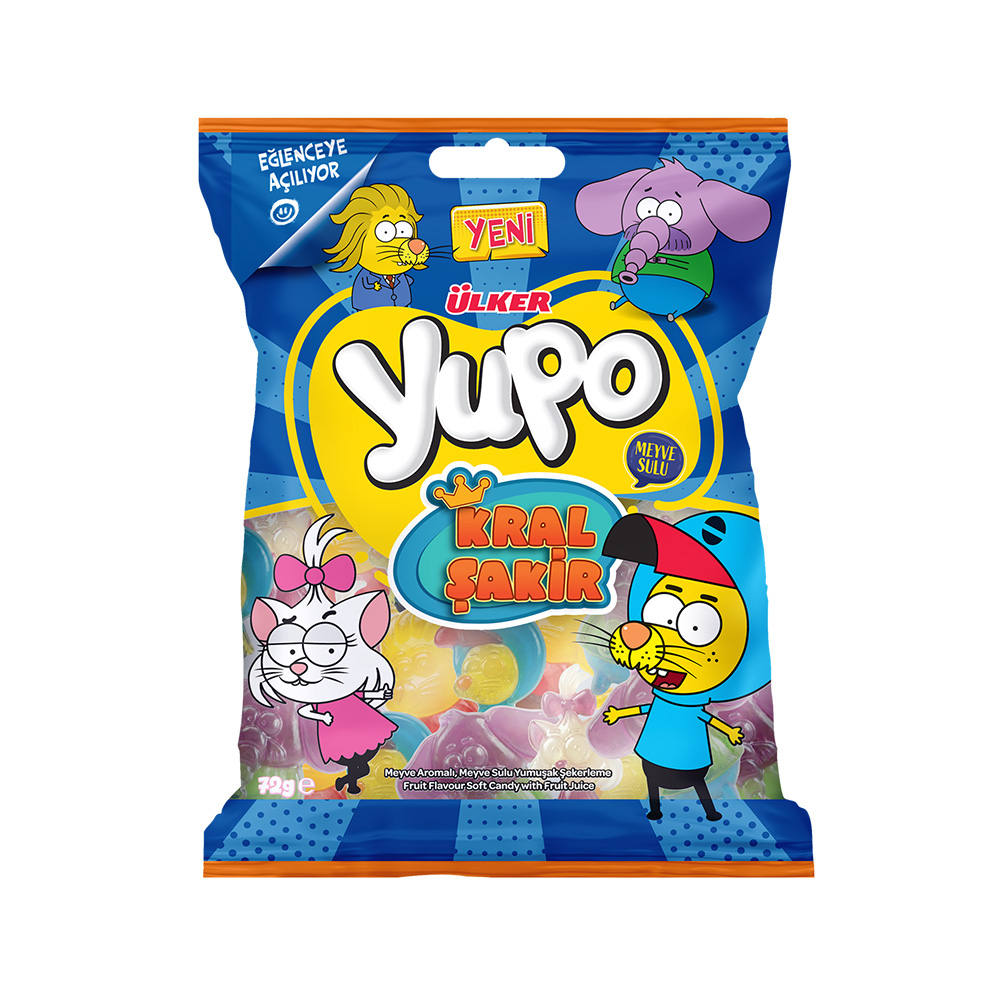 Ülker Yupo Jelly Kral Şakir 72 gr