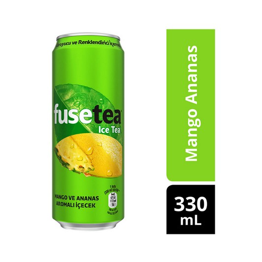 Fuse Tea Mango/Ananas Teneke 330 ml