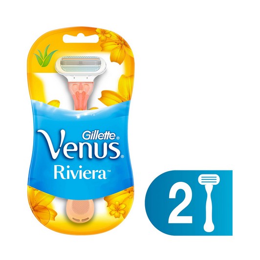 Gillette Venus Riviera Kullan At Kadın Tıraş Bıçağı 2'li