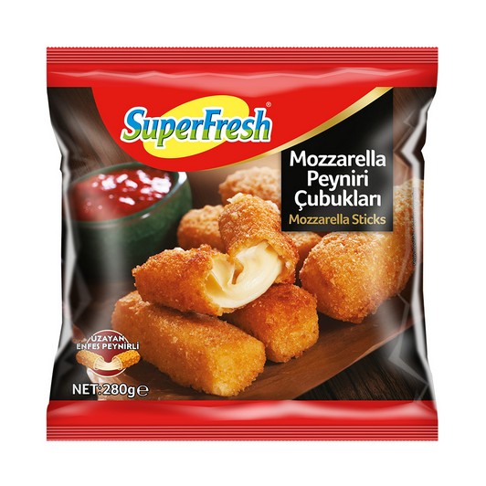 Superfresh Mozzarella Çubukları 280 gr
