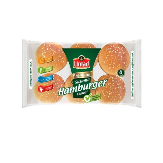 Untad Premium Susamlı Hamburger 6x85 gr