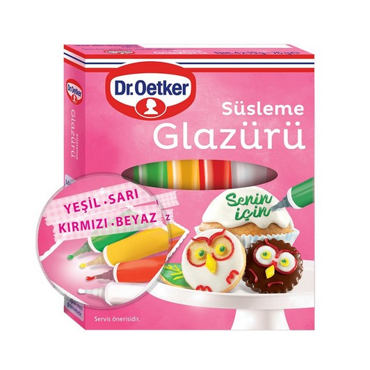 Dr.Oetker Süsleme Glazürü 76 gr