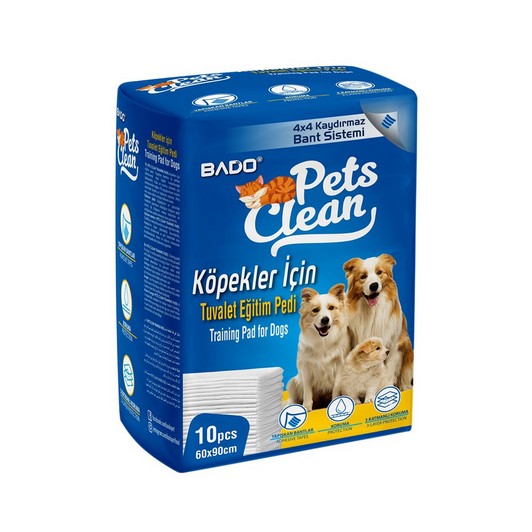 Bado Pets Clean Tuvalet Eğitim Pedi 10 lu